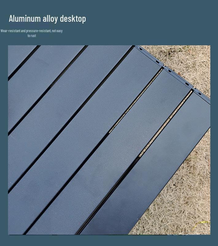 Lightweight Aluminum Alloy Portable Folding BBQ Picnic Table