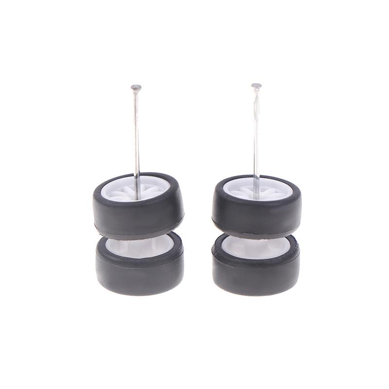 

1 набір іграшок для гоночних автомобілів своїми руками 1:64 Автомобільні колеса для гумових шин із модифікованою віссю моделі