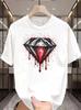 Fashionable Crewneck Men's Fashion Street Style Trendy Graphic T-Shirt