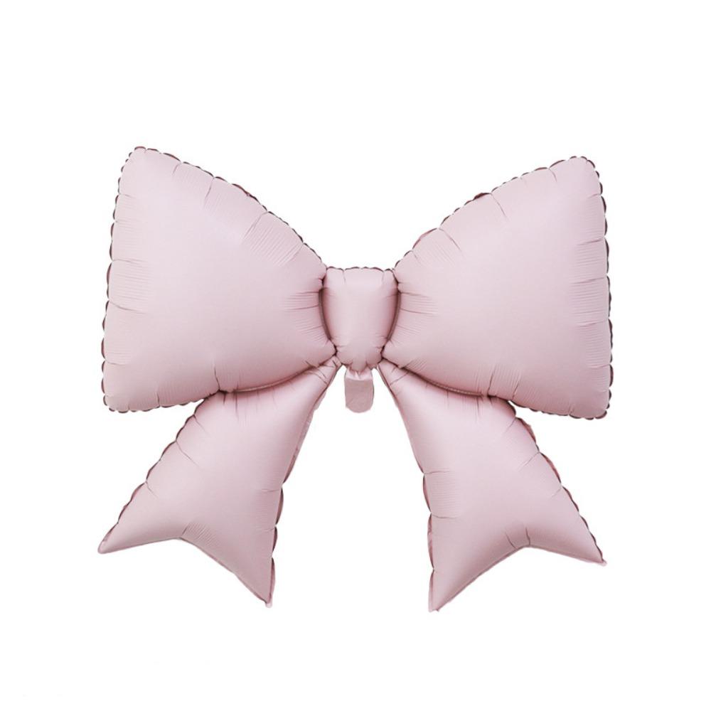 Cute Multi-purpose Bow Balloon Large Size Ins Style Foil Balloon Lightweight Striped Balloon Anniversary Event