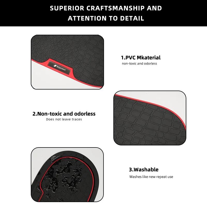 2025 Hot Car Dashboard Anti-slip Sticky Mat PVC Phone Anti-slip Storage Pad For BMW Motorsport X1 X3 X5 E39 E46 E90 F20 E60 F30