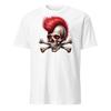Unisex Punk Totenkopf Kurzarm T-Shirt - Ausgefallenes Grafik-T-Shirt für Rebellen