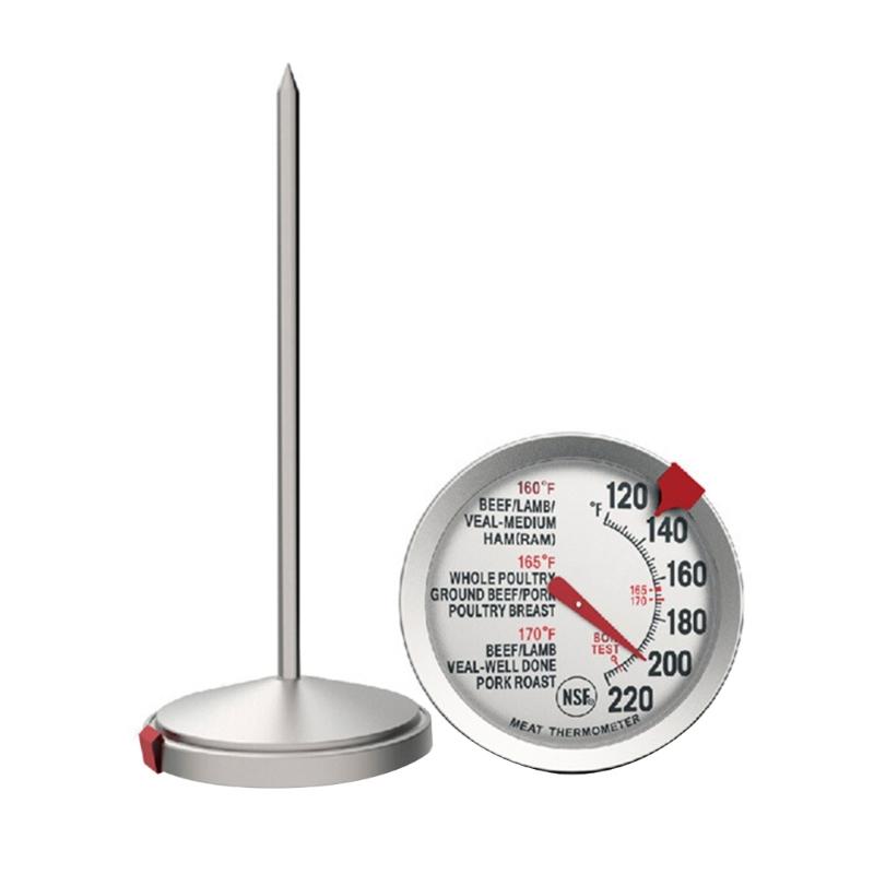 Kitchen Oven Thermometer Stainless Steel Dial Oven Thermometer Portable Food Cooking Baking Temperature Gauges
