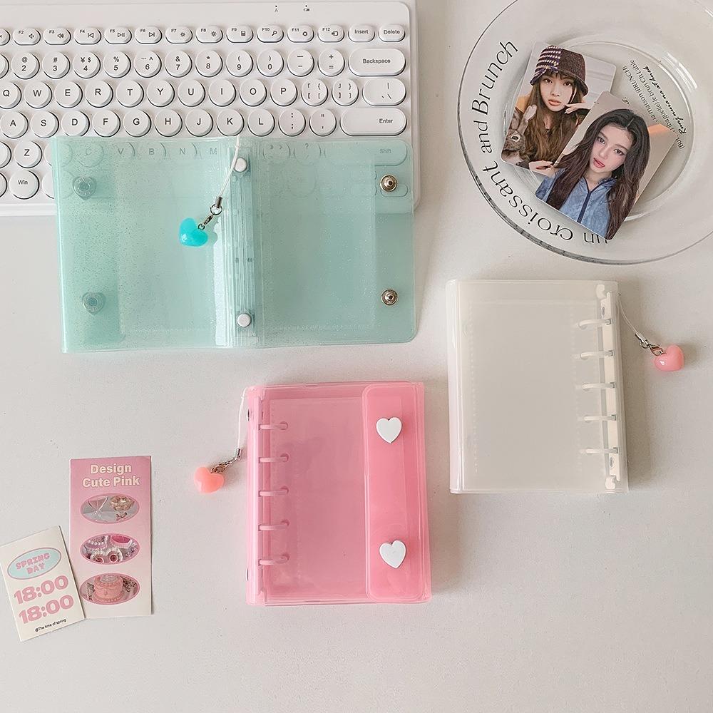 5 Holes Mini Photo Album 10pcs Sleeves Pendant Photo Album New Kpop Idol Holder