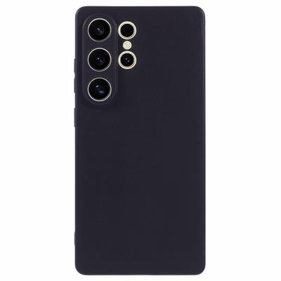WANLONFENG MS Serie für Samsung Galaxy S25 Ultra TPU Hülle Matte Rückseite mit gehärtetem Glas