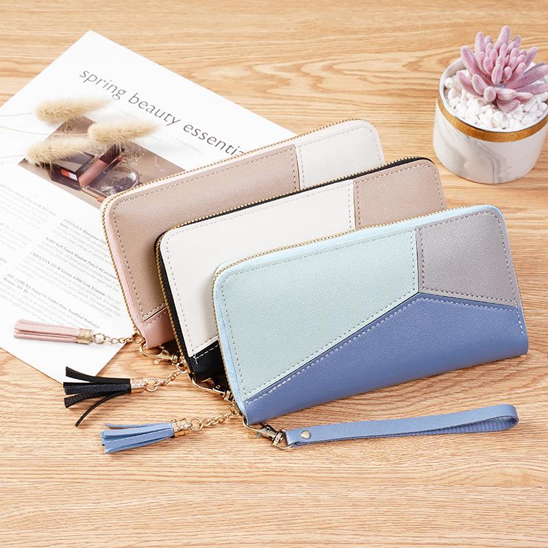 

Модные кошельки на молнии, кошелек для монет, женские длинные короткие кошельки, сумки, женский клатч, держатель для карт, искусственная кожа, сумка для денег, бумажник