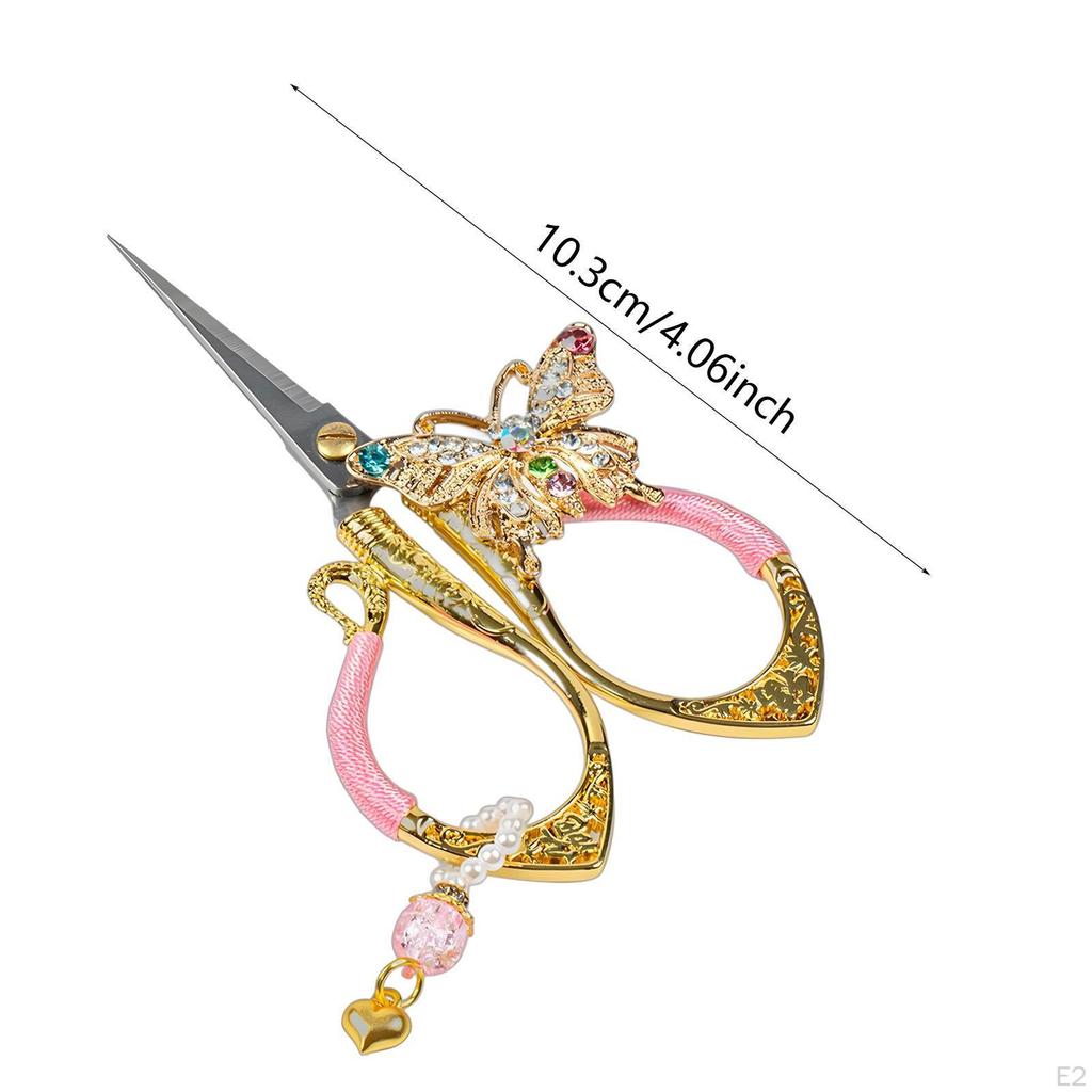 Šicí nůžky Detailní nůžky DIY Řemeslo Ostré nůžky Pevné Výšivka Krejčí pro