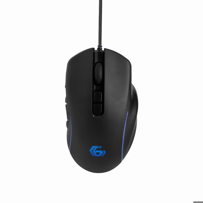 Gembird Souris De Jeu Haute Précision USB - Confort Ergonomique, Rétroéclairage RGB Personnalisable Et 10 Boutons Programmables Pour