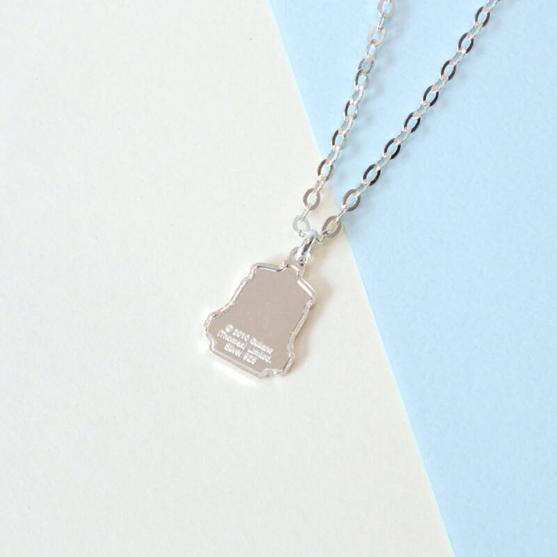 Thomas & Friends Engraved Anti-lost Train Silver Necklace