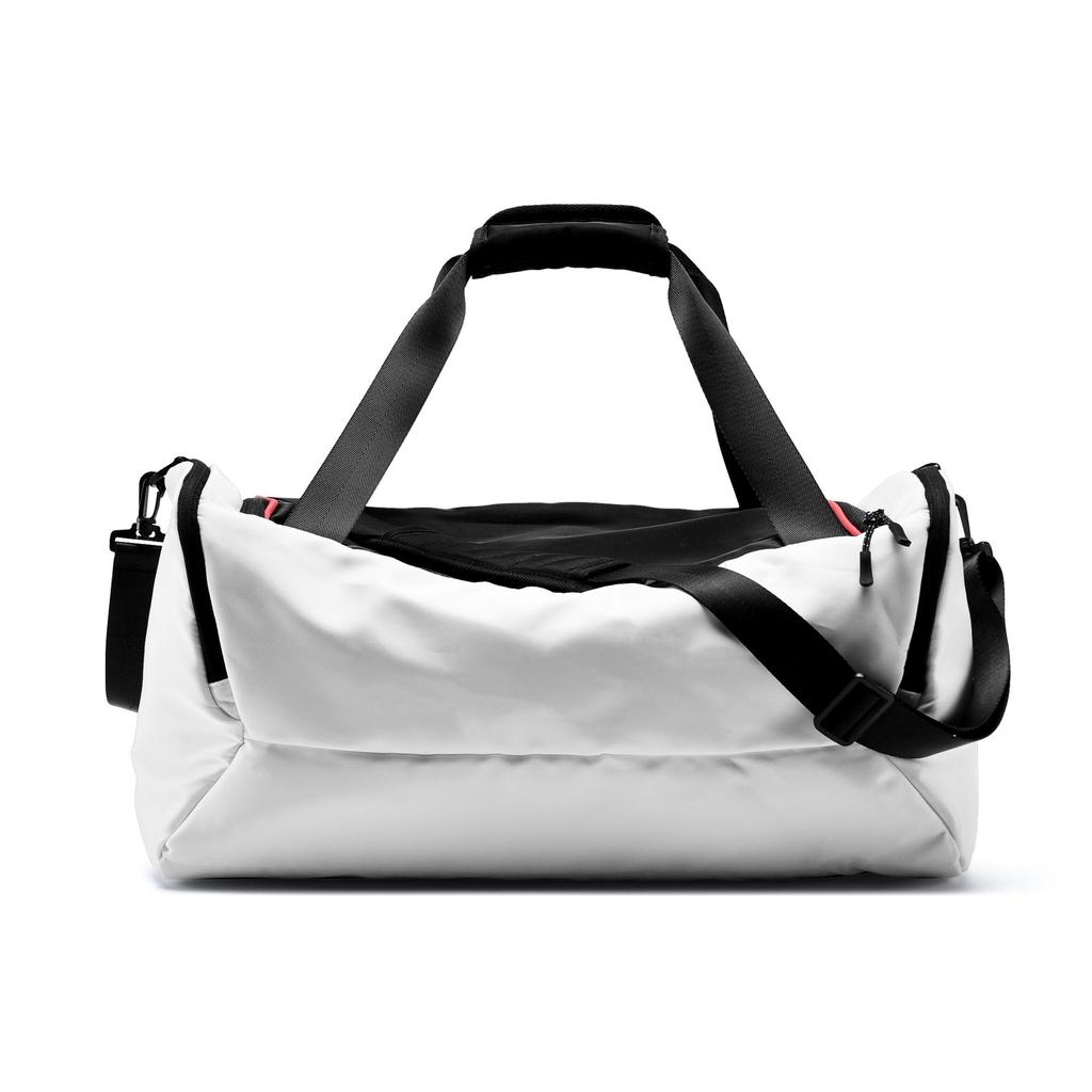 Spare No Pains Polyester Gym Bag Large Unisex White s2001X
