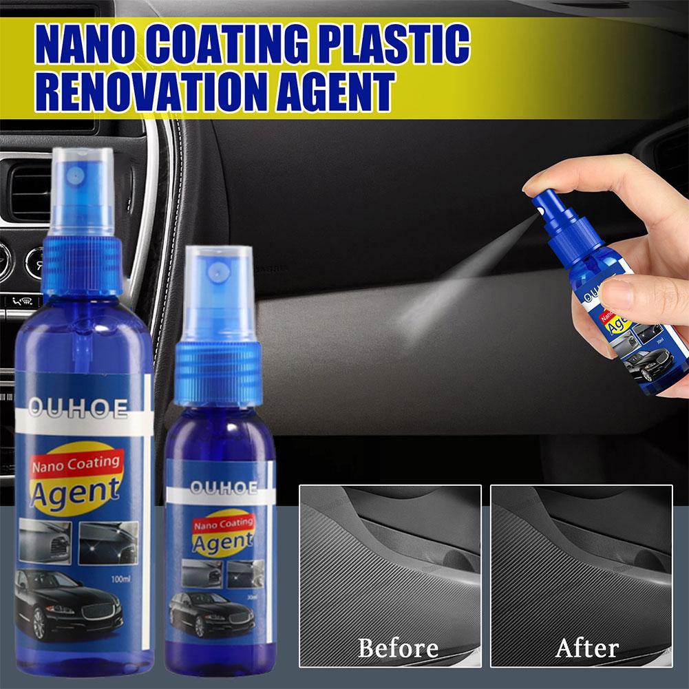

100ml Car Repair Agent For Car Oil-free Wax Repair Agent Dust Remover Plastic Leather Care Auto Styling Car Polish Cleaning D0Q0