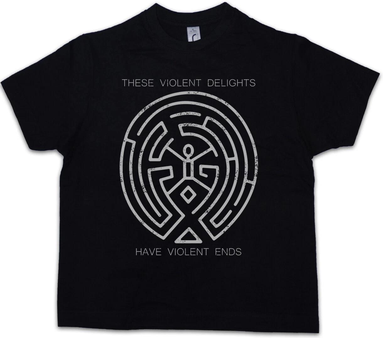 THESE VIOLENT DELIGHTS Kids Boys kids boys T-Shirt Westworld Maze Circle The Maze 120