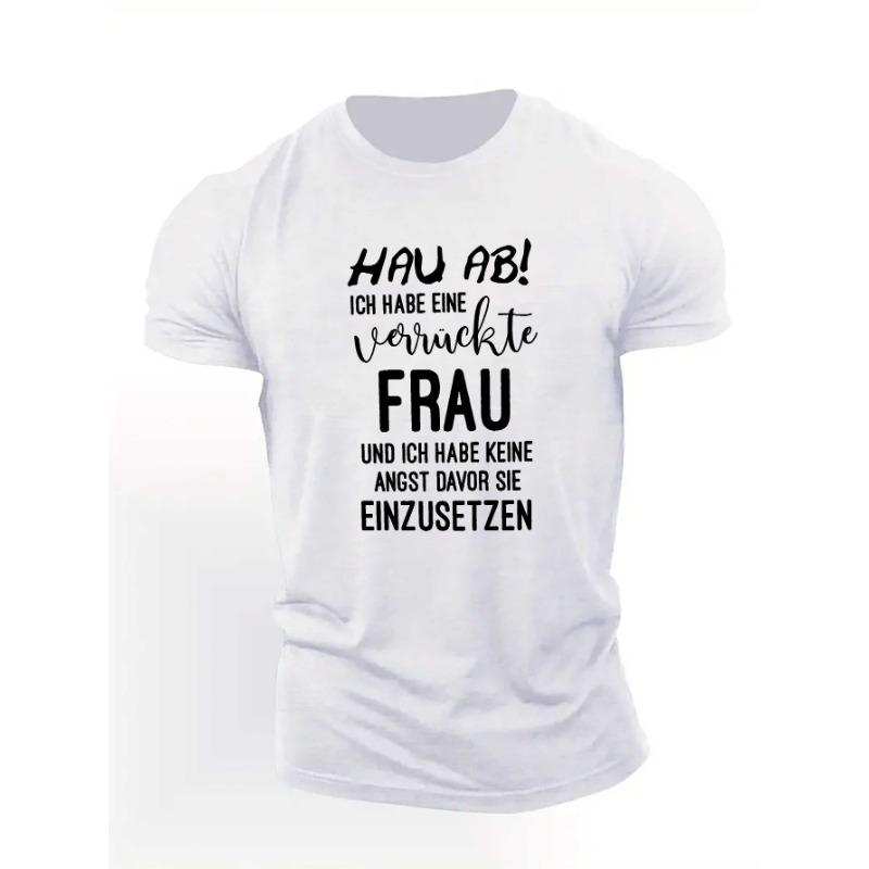 

European sizes Cool Short-Sleeved Men S T-Shirt for Summer 4XL білий