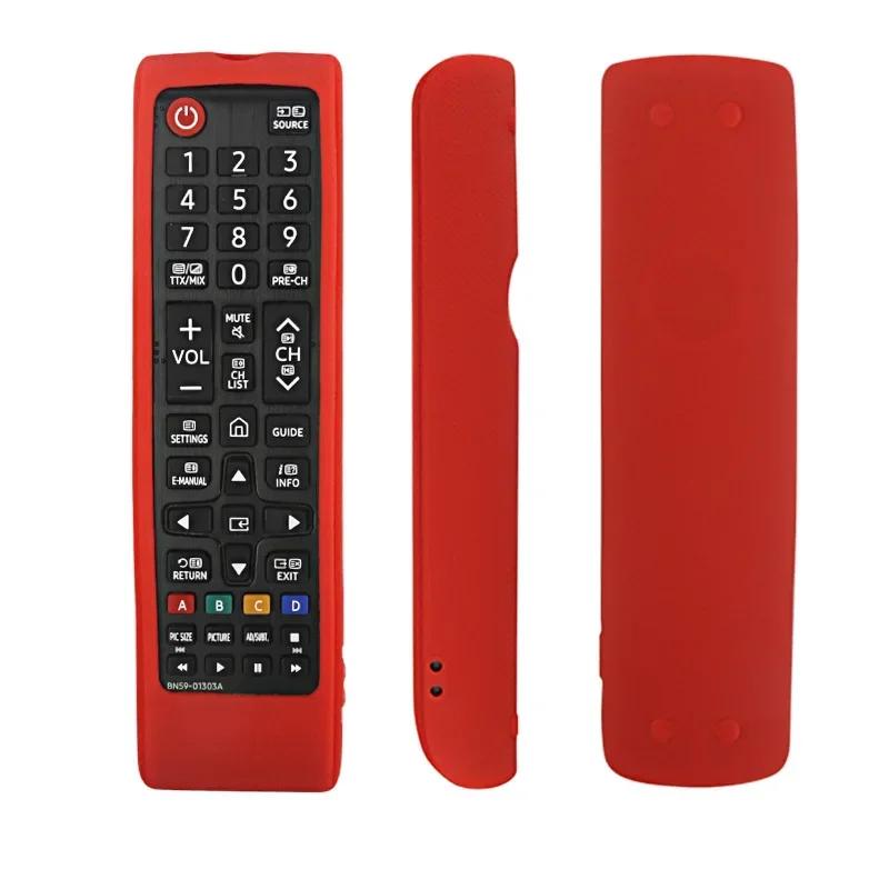Soft Silicone Remote Case for Samsung TV BN59-01199F/01303A Skin-Friendly Dust-Proof Cases