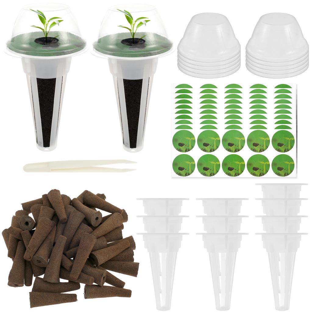 50-135 ks houbiček na pěstování semen, hydroponické lusky, sada, náhradní kořenová zahradní živina pro rostliny, pěstební systém, příslušenství pro výsadbu