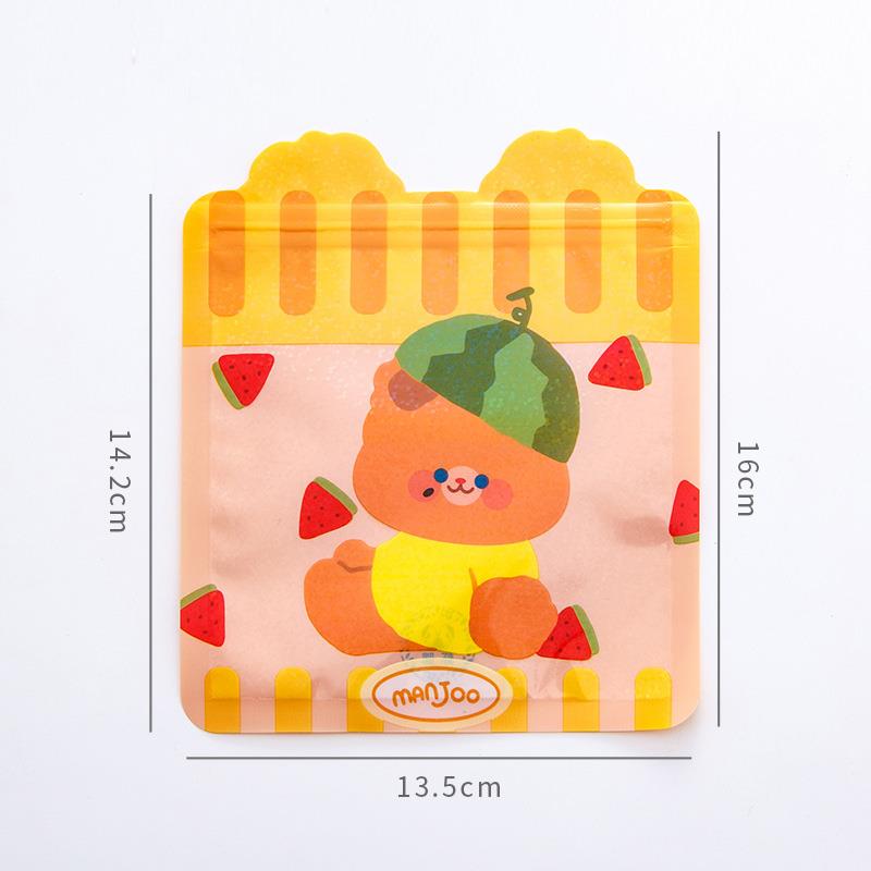 Cute Food Zip Lock Bag Cute Rabbit Bear Candy Cookie Packaging Bags Wedding Birthday Party Decorations Gift Wrapping Supplies
