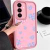 Tiny Hearts Pattern Case For Samsung Galaxy S25 Edge S24 S23 S22 Ultra S24 FE A56 A16 A15 A55 A54 A35 A26 A36 Soft Phone Cover