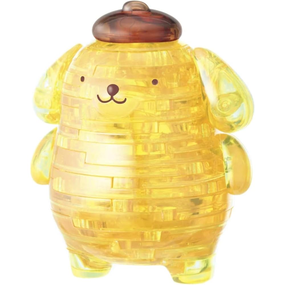 Hanayama Crystal Gallery Pompompurin 3D Jigsaw Puzzle Clear Figure Home Decor Age 7+
