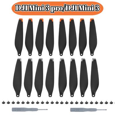 8 Pçs Hélices de Fibra de Carbono para DJI Mini 3/3 Pro Pás de Hélice Substituição Leve Ventoinhas de Asa Peças de Reposição Acessórios para Drone