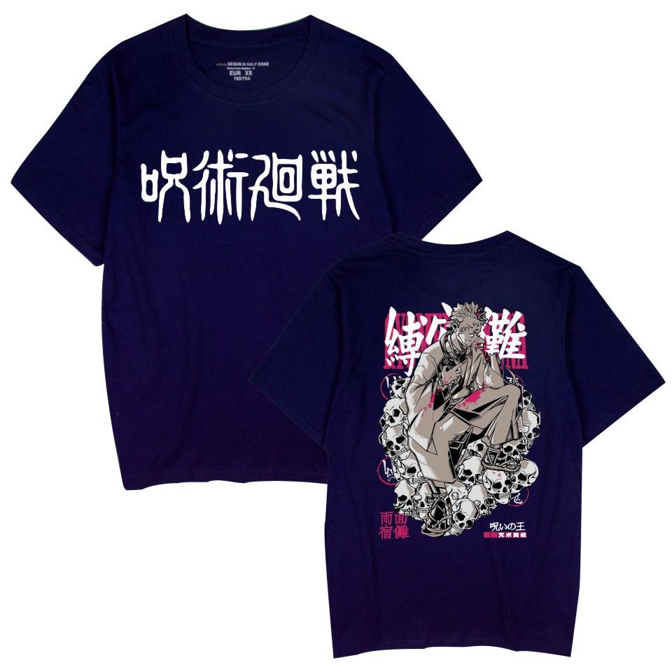 Men T-shirt Fashion Jujutsu Kaisen Cartoon Character Anime Printed Women T-shirts Tee Shirt Summer Casual Short Sleeve Tops
