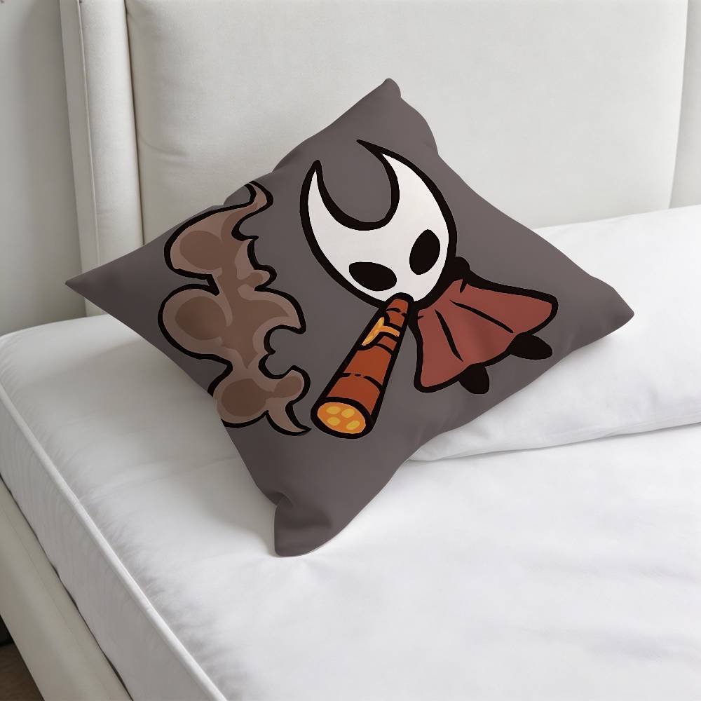 HHollow Knight SSilksong Decorative Square Pillow Cover Modern Cushion Case for Living Room Bedroom