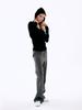 VISUS Eyelet Bootcut Pants_Charcoal