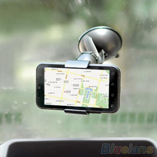 Universeller, um 360 Grad drehbarer Auto-Windschutzscheiben-Ständer, Halterung für Handys, GPS