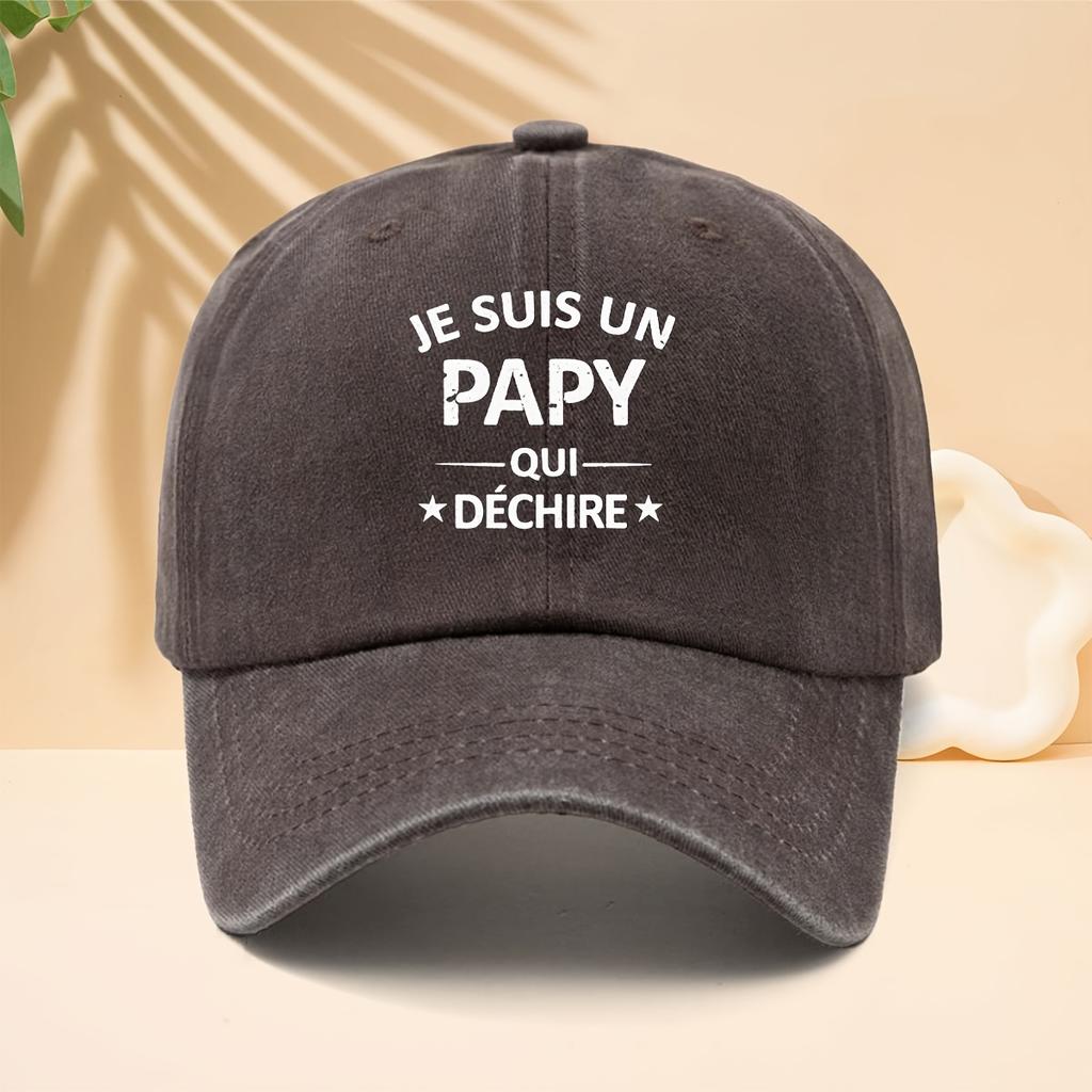 Baseball Cap Trendy Old Denim Peaked Trucker Hat