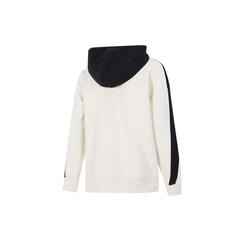 Puma Half-Zip Large Pocket Sports Breathable Hoodie Women Hoodies White 532340-73