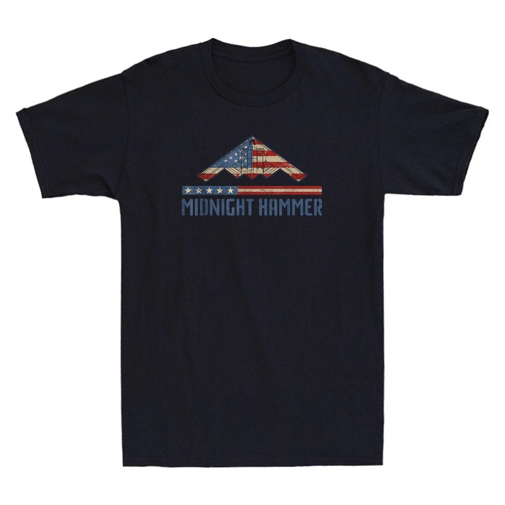 Midnight Hammer B-2 Stealth Jet Operation Midnight Hammer Vintage Men s T-Shirt XL