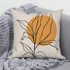 Pillowcase Home Decor Sofa Nordic Decorative  Abstract Geometric Plant Cushion
