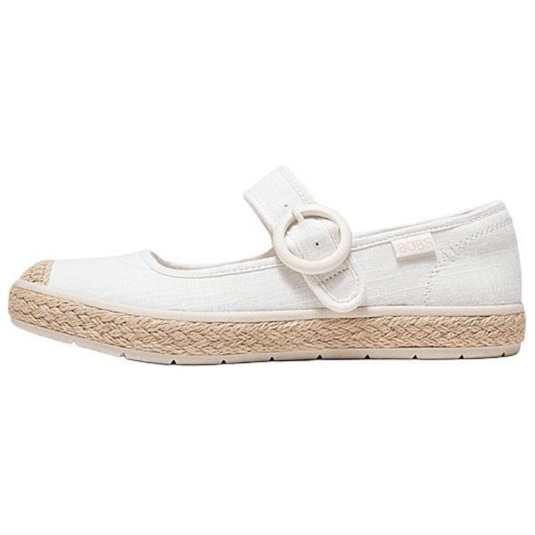 Skechers BOBS Soft And Comfortable Mary Jane Shoes Women shoes White 114043-WHT 36