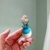 Mini Vase Magnets DIY Resin Vase Fridge Magnet Wear Resist Mini Floral Vase Fridge Stickers for Air Conditioners Fridge House