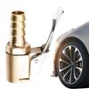 Clip-on Adapter Car Tire Air Chuck Brass Inflator Pump Valve Connector 6/8mm Car Truck Air Pump Chuck for Inflatable Pump
