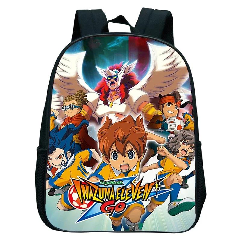 Inazuma Eleven Go School Bags Toddler Boy Lightweight Kindergarten Backpack Kids Girls Orthopedic School Bags Anime Mochila Gift