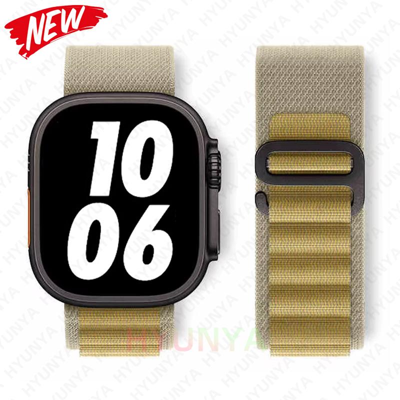 Alpine Λουράκι για Apple Watch Band Σειρά 10 9 8 7 SE Ultra 2 41mm 42mm 45mm 46mm 49mm 40mm 44mm IWatch Correa Λουράκι Ρολόι Βραχιόλι