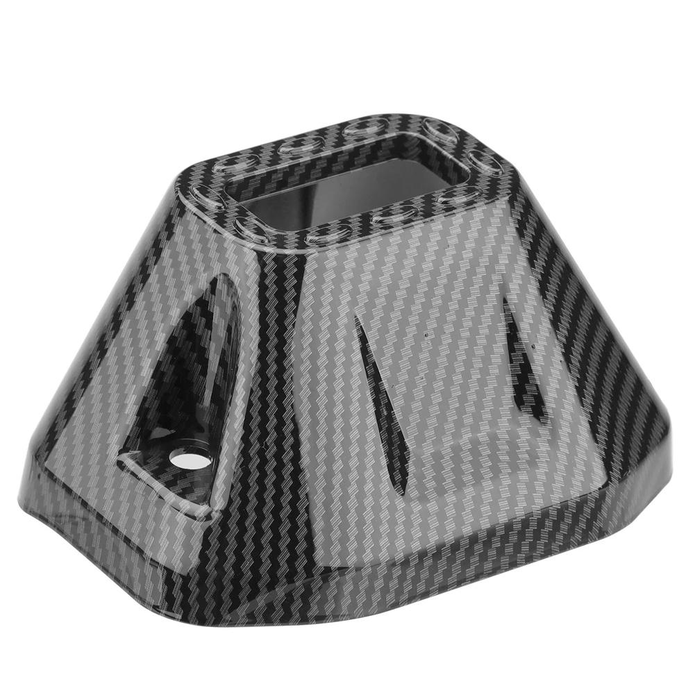 Motorcycle Glossy Carbon Fiber Exhaust Guard Protector Black Muffler Exhaust Pipe Tip Cover Accessories For Honda Click 125 150