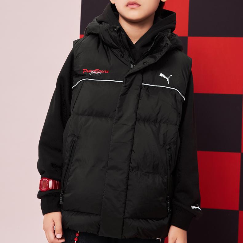 Puma Kinder Daunenwesten Abnehmbare Kapuze Moderate Daunenweste 353425101101-90001