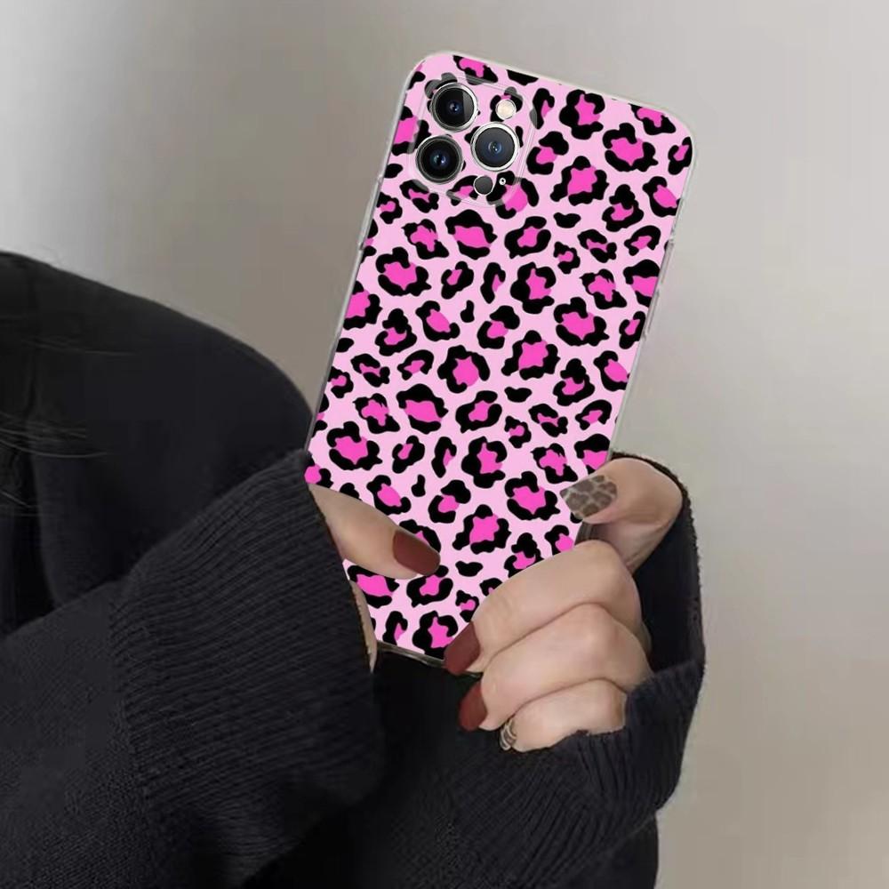 Leopardenmuster Handyhülle für iPhone 15 8 7 6 6S Plus X SE 2020 XR XS 14 11 12 13 Mini Pro Max Handyhülle