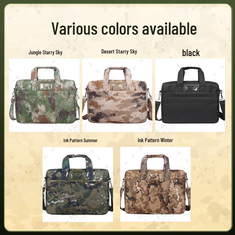 Junyi Camouflage Laptop Briefcase