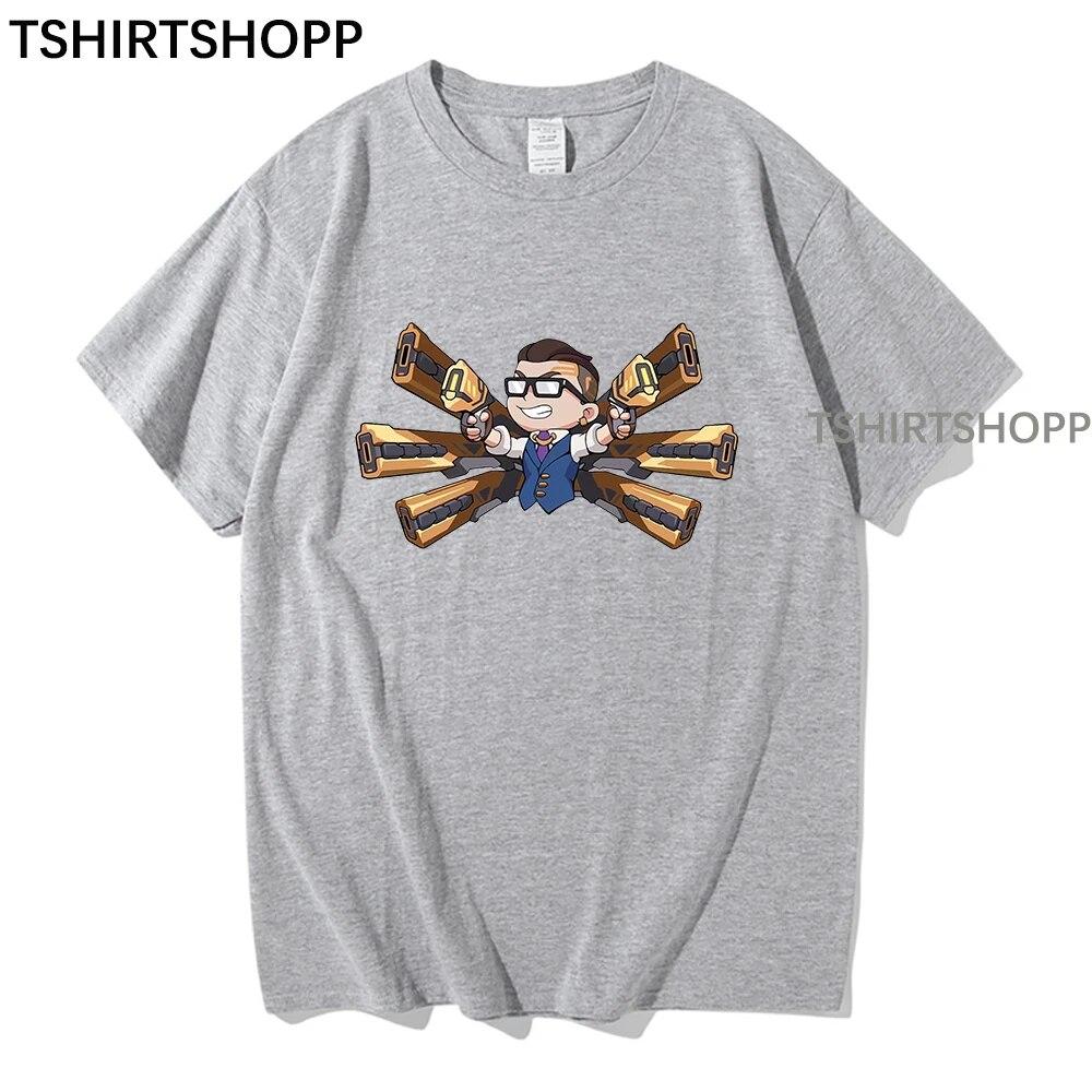 Tričko Anime Valorant Komorní Unisex Letní topy Sage Ženy Jarní Podzim Tričko Hip Hop Trička Harajuku Tričko Bavlněné oblečení