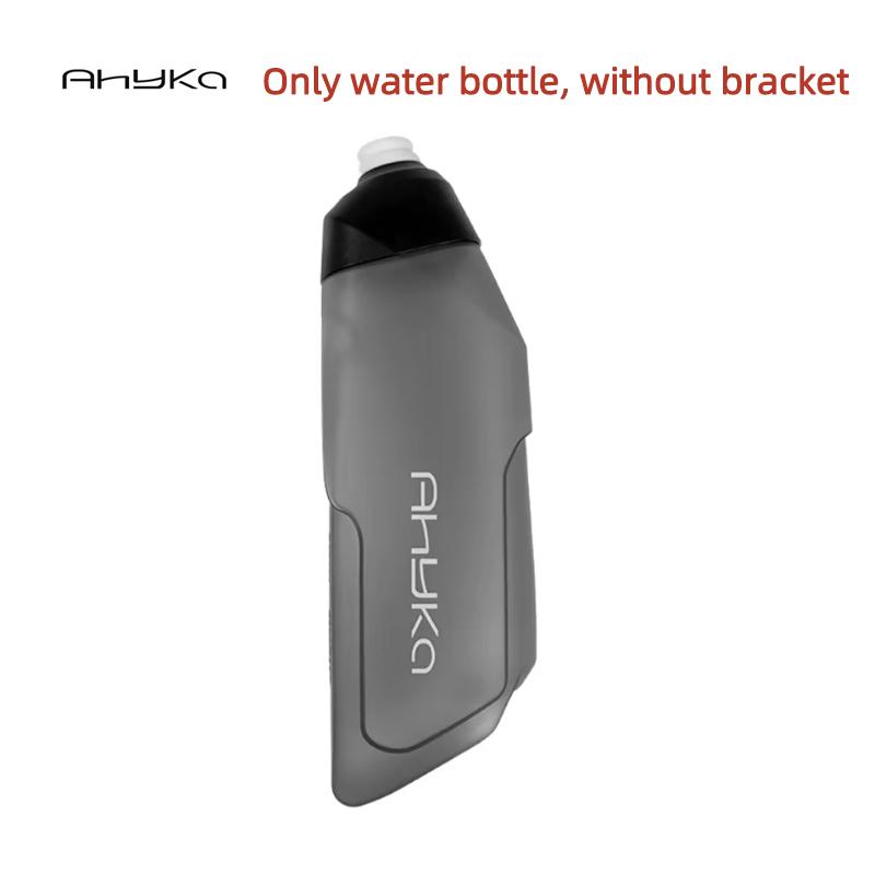 AhyKa Bicycle 600ml Aerodynamic Water Bottle Bracket Set Or Single Water Bottle MTB Road Bike Frame Down Tube Water Kettles 6