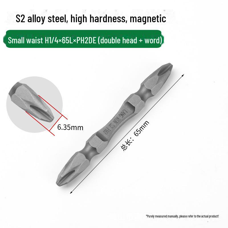 Taiwan S2 Steel Hardened Hexagonal Screwdriver Bit, Phosphate Gray Finish