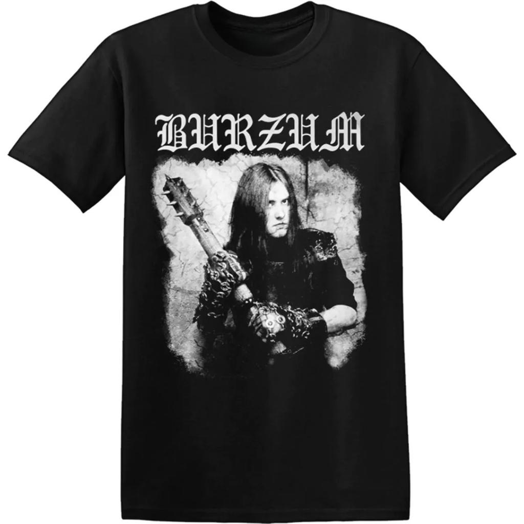 2026 Summer Norwegian Black Metal Band Burzum Rock Dark Punk Black Shortsleeved Printed Tshirt Suitable For Both Unisex And Wounisex