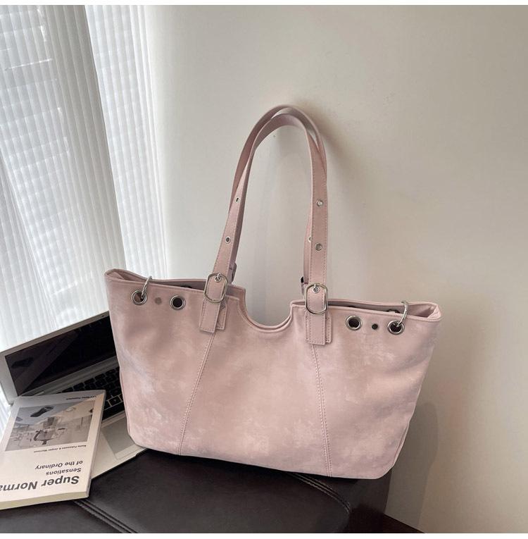 Casual Large-capacity Bag Women's 2025 New Autumn and Winter Retro Commuter Shoulder Bag Portable Tote Bag