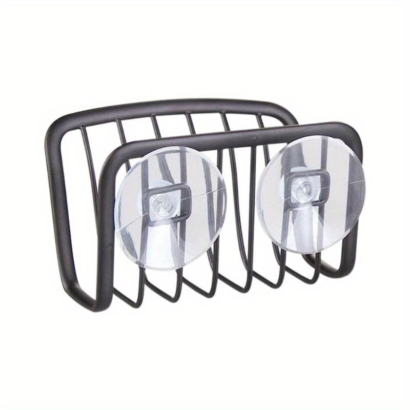 

Adjustable sponge and drainage storage rack with suction cups, Space saving kitchen sponge storage rack kitchen sink sponge rack