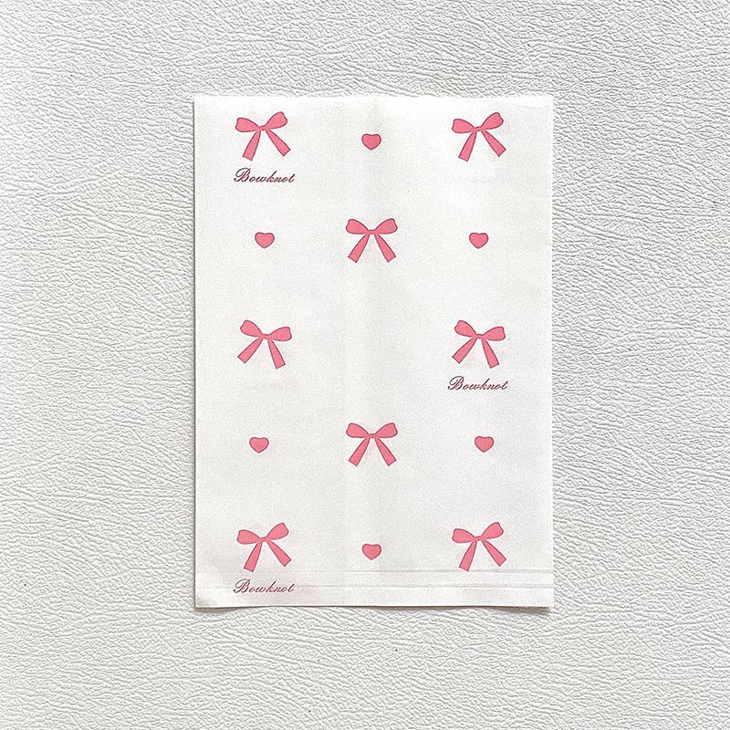 

20 Pcs Pink Bow Gift Paper Bag Decorative Packaging Bag Aesthetic Girl Card Packaging