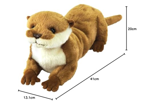 SunLemon Knee Otter Plush Toy, Beige, Small, 20 x 13.1 x 41cm, Animal, P-7062
