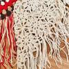 Trendy Fringed Scarf Oversized Triangles Wrap Crochet Tassels Fringe Hip Scarf for Music Festival Goers