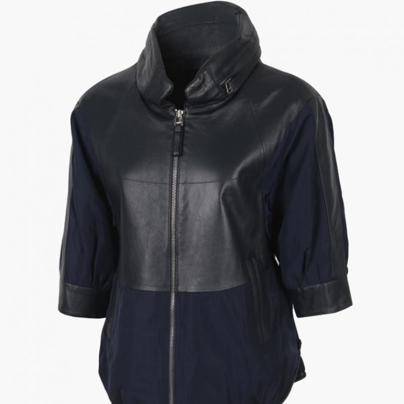 La Belle Shinyoung Fur Women Leather Combination Prada Jacket Gg611jk